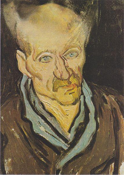 Vincent Van Gogh Portrait of a patient at the Hospital Saint-Paul